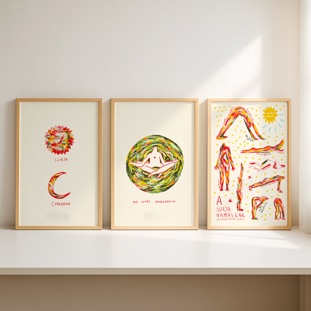 La collection Affiches YOGA